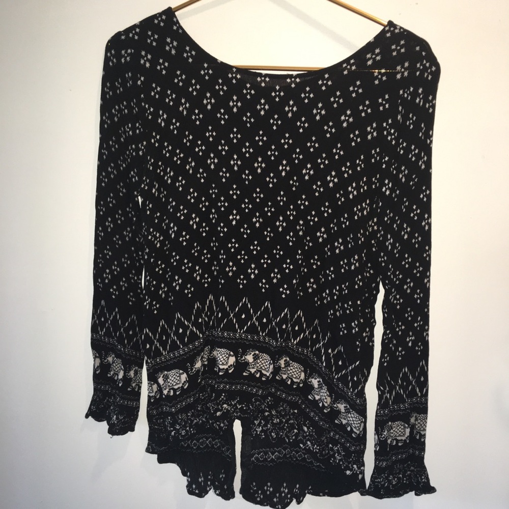 Flowey print top
